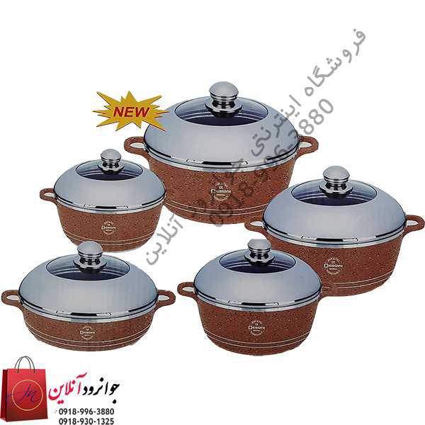 سرویس قابلمه دسینی گرانیت 10 پارچه Dessini
