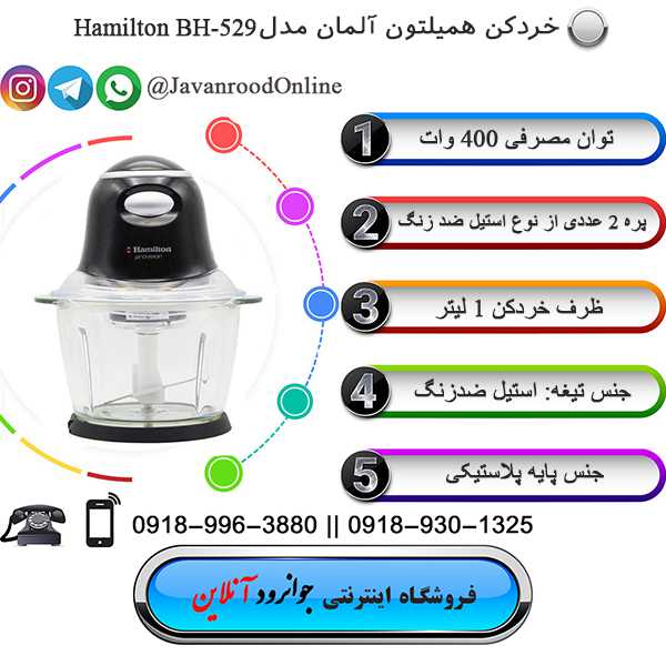 خردکن همیلتون BH-529 10