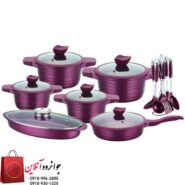 سرویس قابلمه زومیت آلمان ۱۹ پارچه گرانیتی ZM-2002