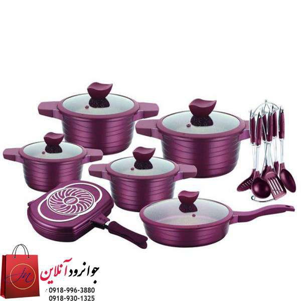 سرویس قابلمه زومیت 19 پارچه گرانیت ZM-2001