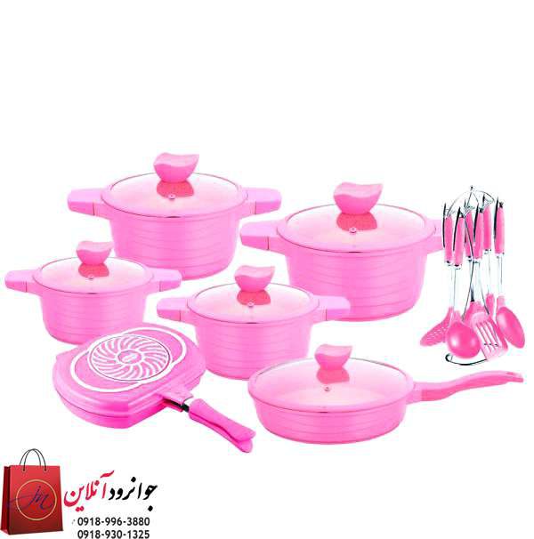 سرویس قابلمه زومیت 19 پارچه گرانیت ZM-2001