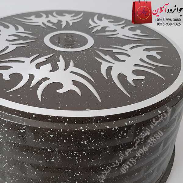سرویس قابلمه نانو گرانیت 10 پارچه براون آلمان