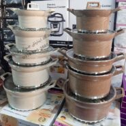 سرویس قابلمه گرانیتی بوش 10 پارچه استوانه ای Bosch