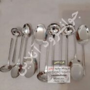 12174سرویس قاشق چنگال ناخنی یونیک 144 پارچه بدون جعبه 3 میل