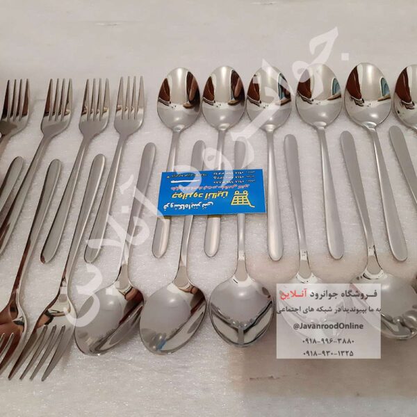 قاشق چنگال دونا یونیک 144 پارچه بدون جعبه