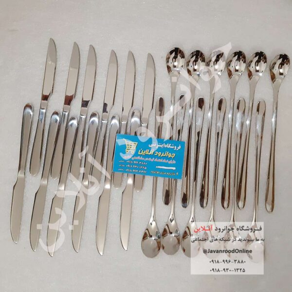 سرویس قاشق چنگال دونا یونیک 144 پارچه بدون جعبه
