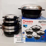 سرویس قابلمه سرامیک دسینی ایتالیا 10 پارچه Dessini