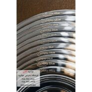 سرویس لگن استیل یونیک 11 پارچه لبه دار اصل Unique