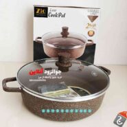تابه دو دسته زیو سایز 36 مدل zio 8102-36