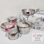 سرویس قابلمه استیل کرکماز 9 پارچه استرا Astra A1990