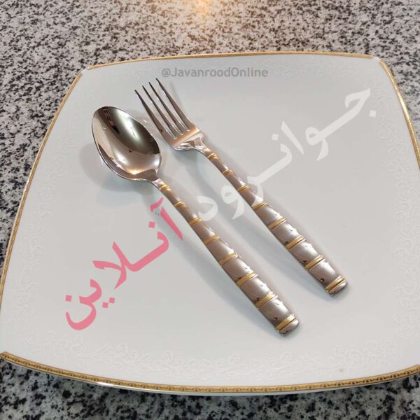 سرویس قاشق چنگال طلایی گیلدا 138 پارچه مدل No.100G