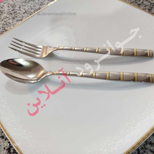 سرویس قاشق چنگال طلایی گیلدا 138 پارچه Gilda
