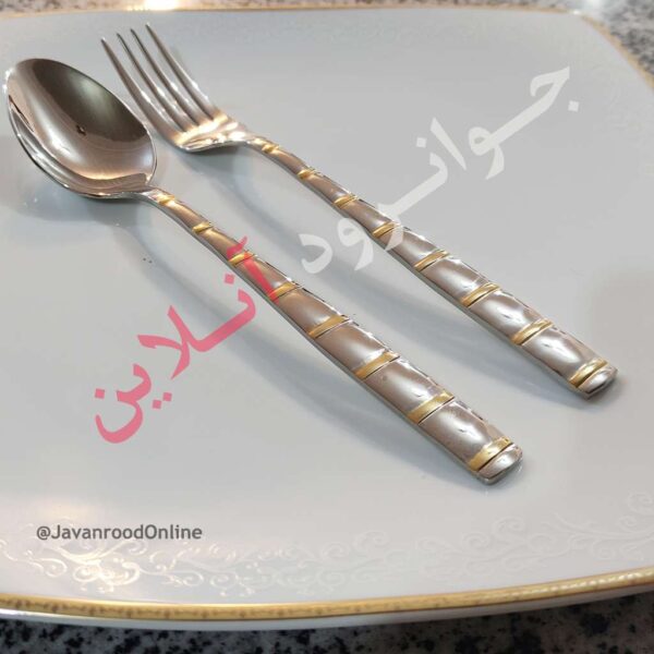 سرویس قاشق چنگال طلایی گیلدا 138 پارچه مدل No.100G
