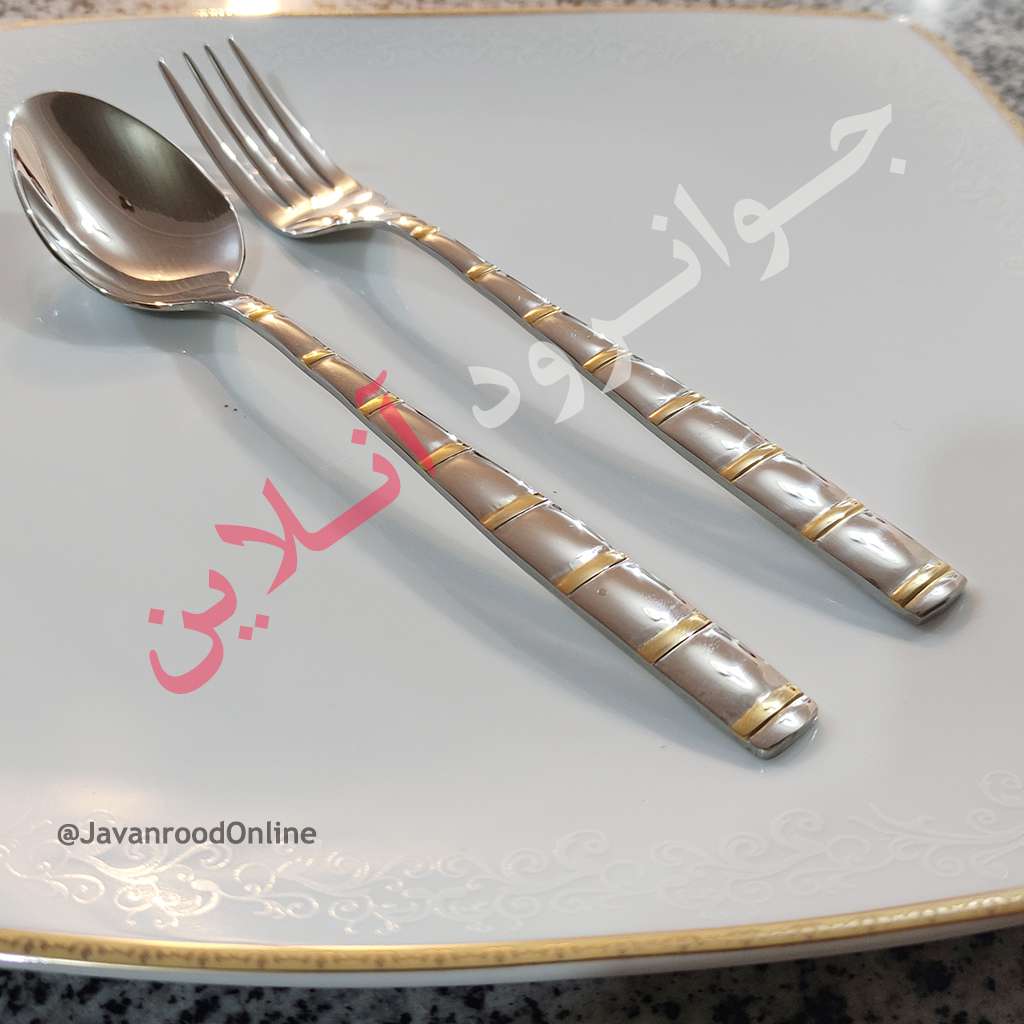 سرویس قاشق چنگال طلایی گیلدا 138 پارچه مدل No.100G