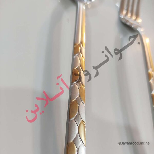 قاشق چنگال طلایی گیلدا 138 پارچه