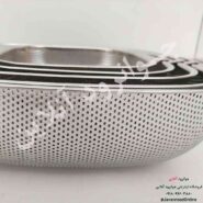 ابکش استیل مربع 5 پارچه