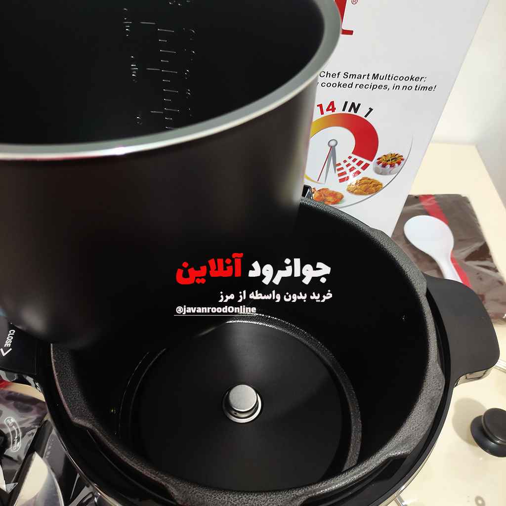 دیگ زودپز برقی تفال 6 لیتر