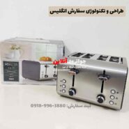 17692توستر نان استیل تسکو 4 خانه مدل TesCO 4TSSB15