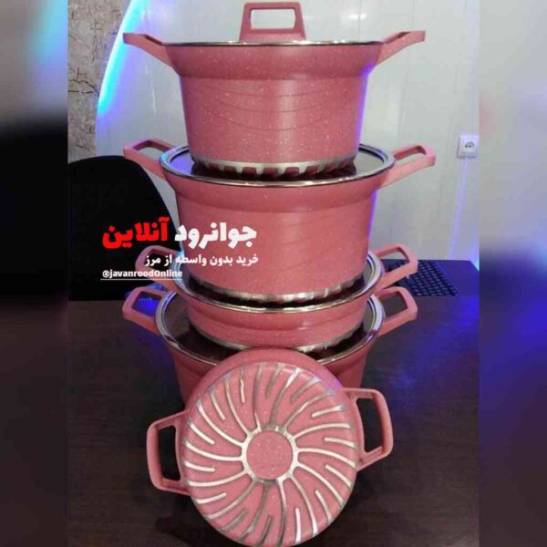 سرویس قابلمه استوانه ای یونیک10 پارچه