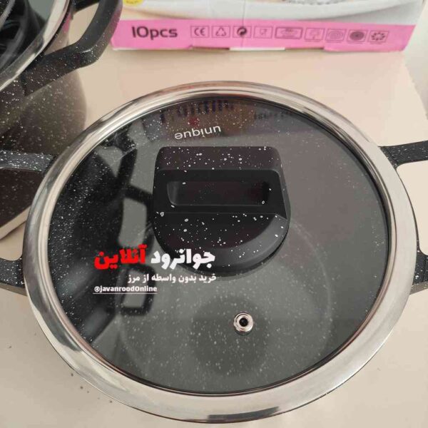 سرویس قابلمه استوانه ای یونیک10 پارچه