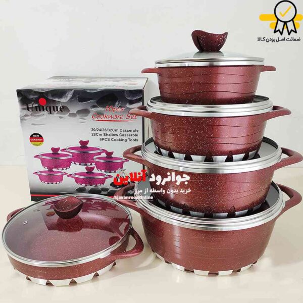 سرویس قابلمه گرانیتی 16 پارچه