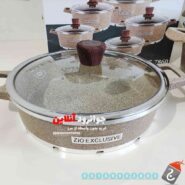 سرویس قابلمه زیو نوا 12 پارچه گرانیت Zio Z-7860