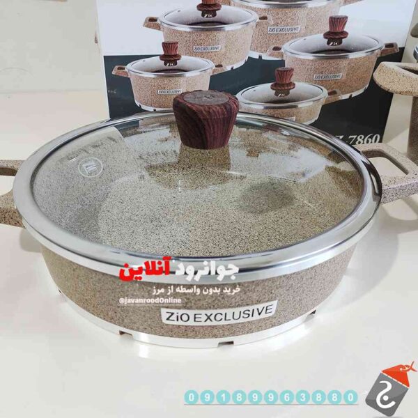 سرویس قابلمه زیو نوا 12 پارچه گرانیت Zio Z-7860