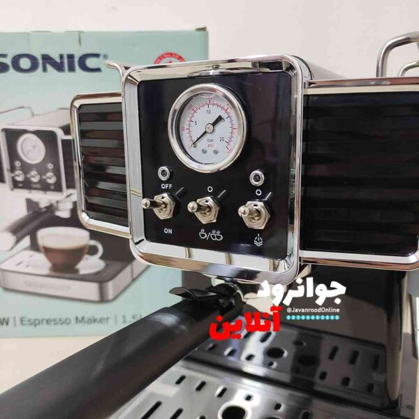 اسپرسو ساز گوسونیک مشکی GEM-868