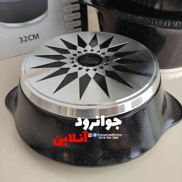 سرویس قابلمه رومانتیک هوم نانو گرانیت 12 پارچه روما Roma