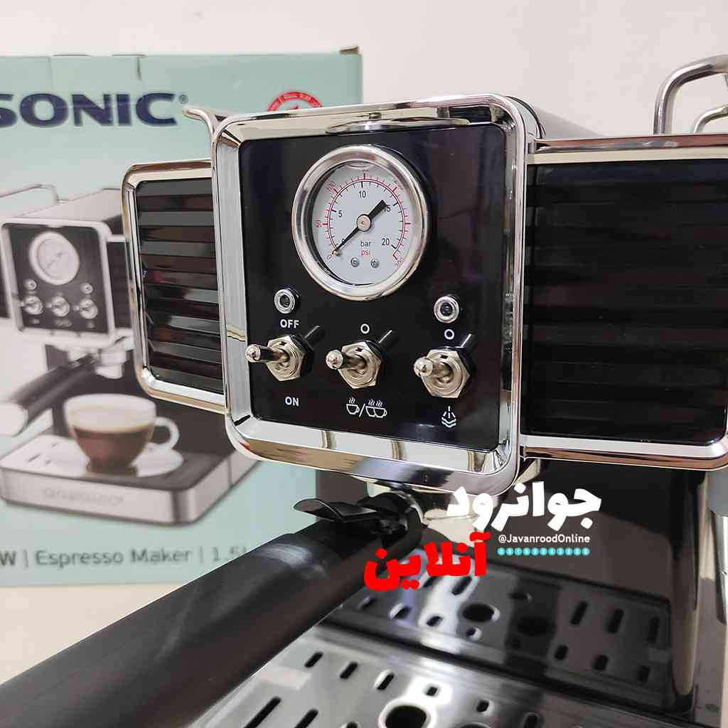 اسپرسو ساز گوسونیک مشکی GEM-868