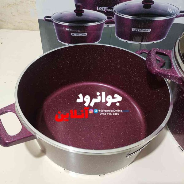 سرویس قابلمه سایز بزرگ گرانیتی زیو سایز 40 مدل z-8420-40