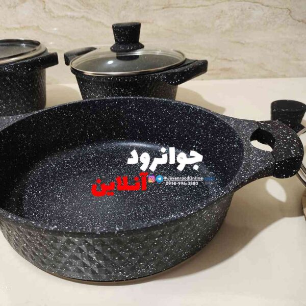 سرویس قابلمه بی ام گرانیت سنگی الماسی 10 پارچه bm-72