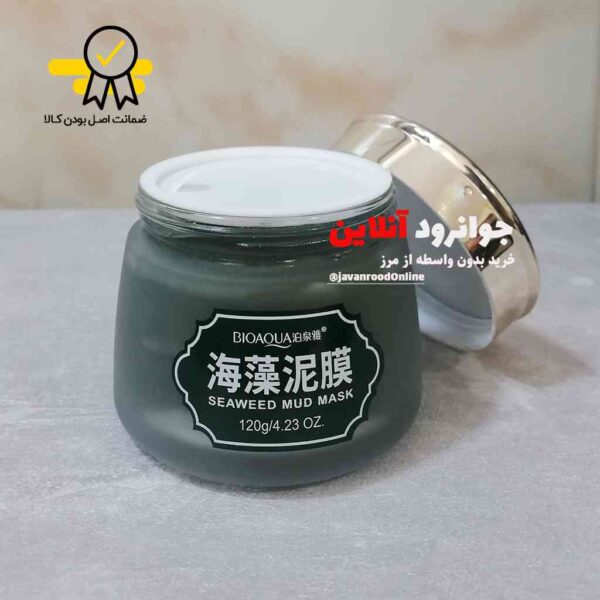 ماسک ابرسان صورت بیواکوا مدل جلبک سبز دریایی seaweed mud bioaqua