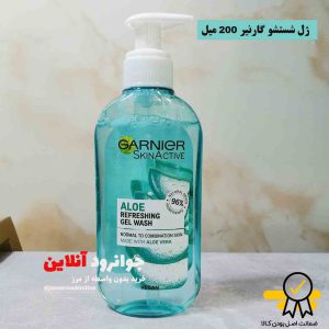 ژل شستشوی صورت گارنیر الوئه ورا حجم 200 میل