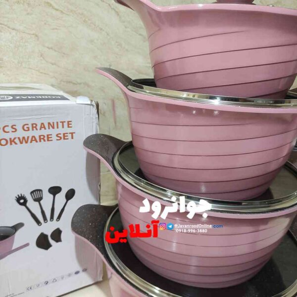 سرویس قابلمه گرانیتی کرکماز 16 پارچه Korkmaz