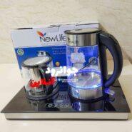 21508چای ساز صحفه ای نیولایف مدل TET-22B-228 Newlife