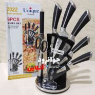 22544سرویس چاقو 9 پارچه یونیک 2022 مدل KF-82-B
