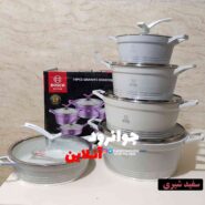سرویس قابلمه نانو گرانیت بوش 10 پارچه 2022 مدل YH-8602