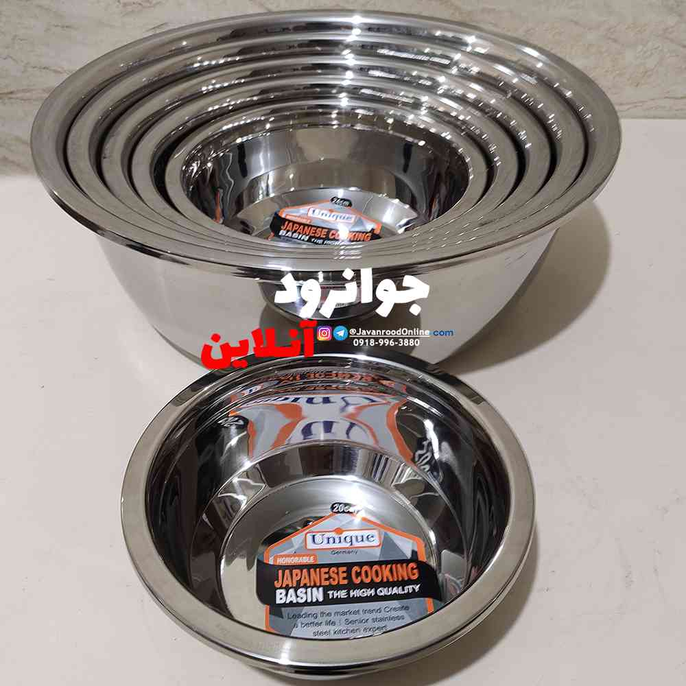 لگن استیل یونیک 6 پارچه ستاره دار اصلی UN-2023