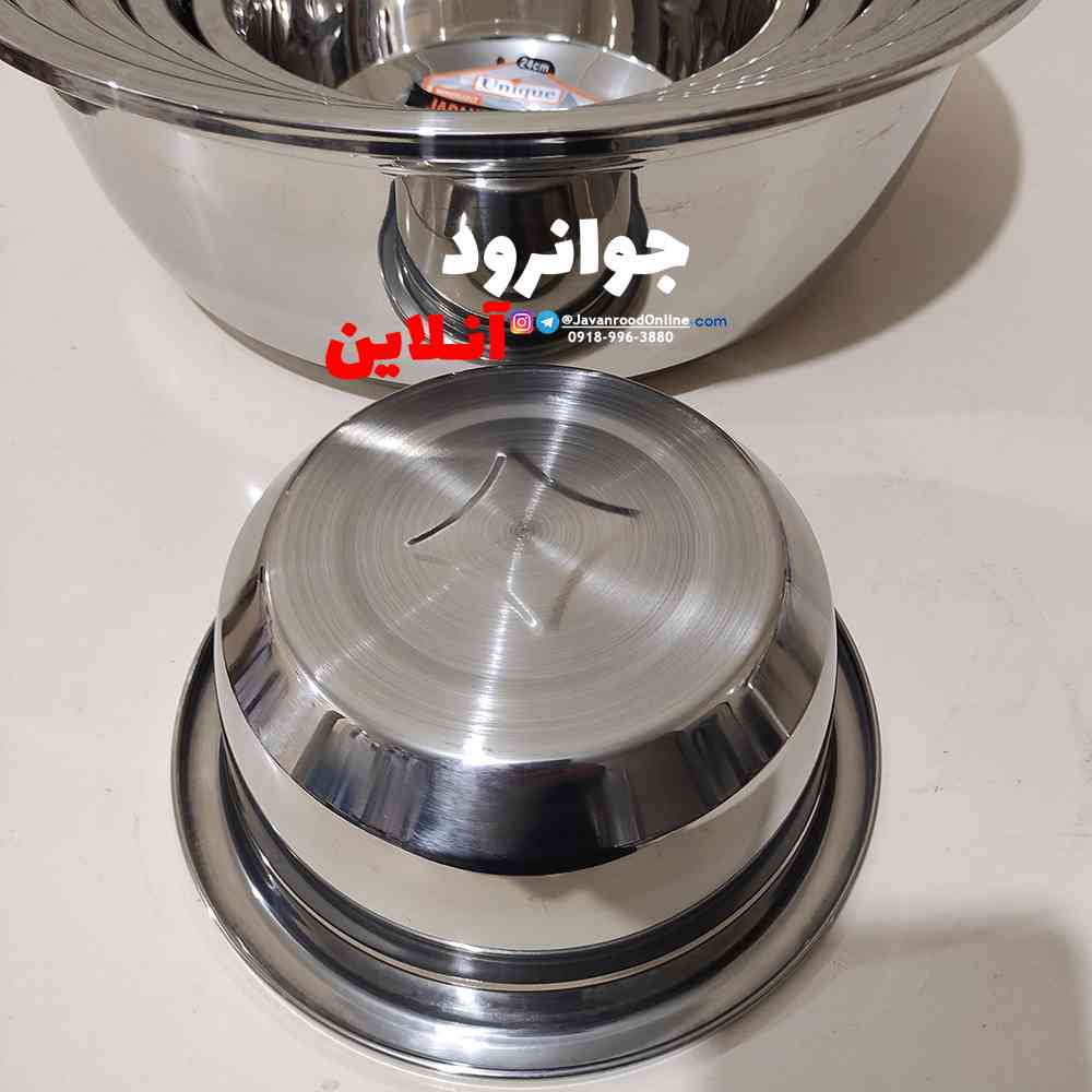 لگن استیل یونیک 6 پارچه ستاره دار اصلی UN-2023
