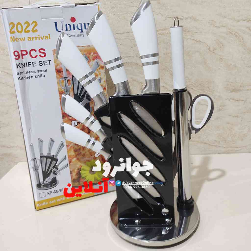 سرویس چاقو یونیک سفید 2022 مدل kf-88-w