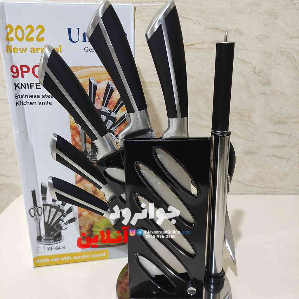 ست چاقو 9 تیکه یونیک 2022 مدل KF-82-B 2