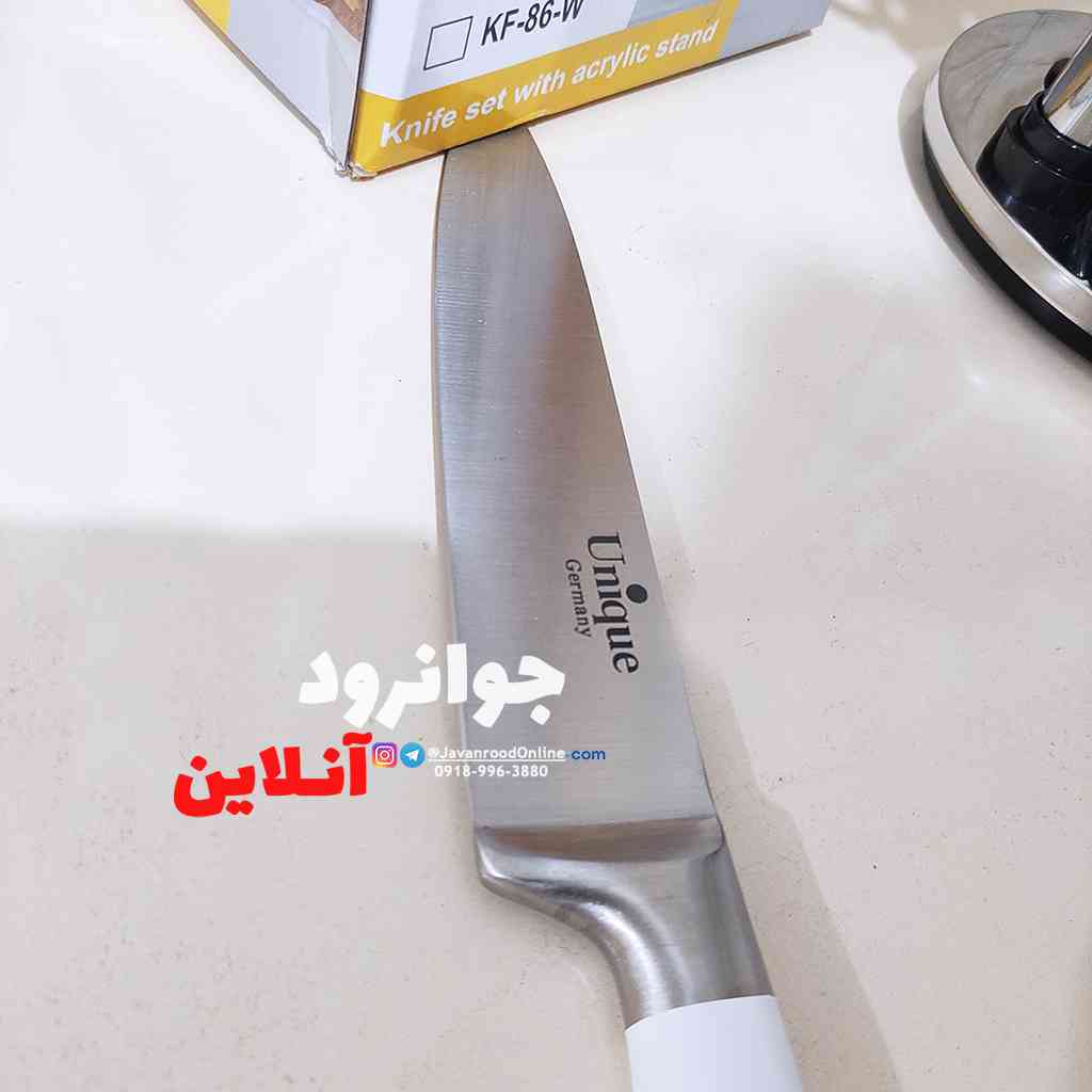 سرویس چاقو یونیک سفید 2022 مدل kf-88-w