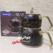 ست کتری قوری کرکماز مشکی A1620