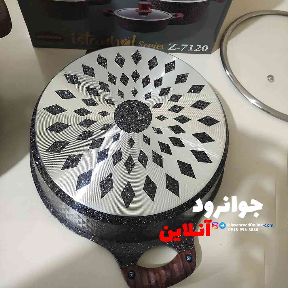 سرویس قابلمه زیو طرح استانبول 10 پارچه Zio Z-7120