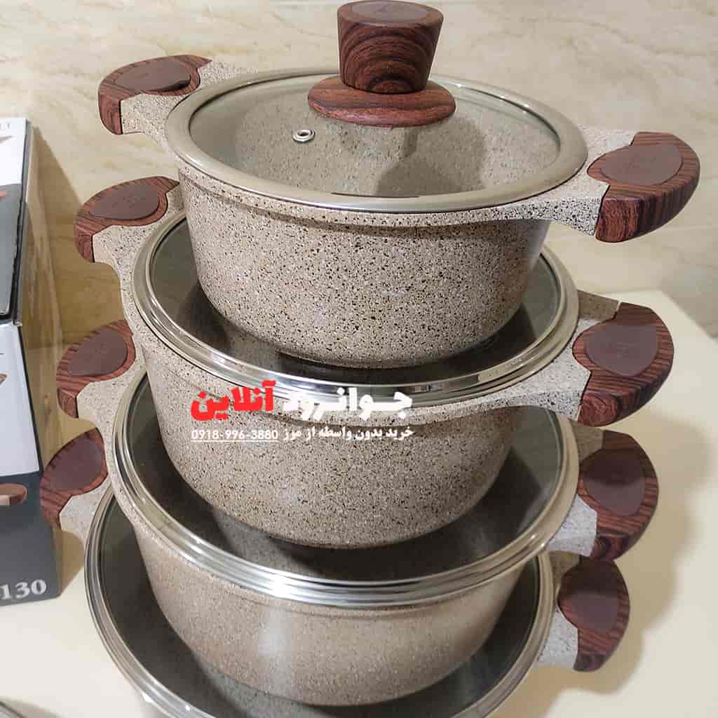 سرویس قابلمه زیو طرح ونوس 10 پارچه Venos Z-7130