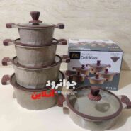 سرویس قابلمه دایموند زیو 10 پارچه Z-7110