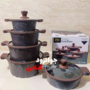 سرویس قابلمه دایموند زیو 10 پارچه Z-7110