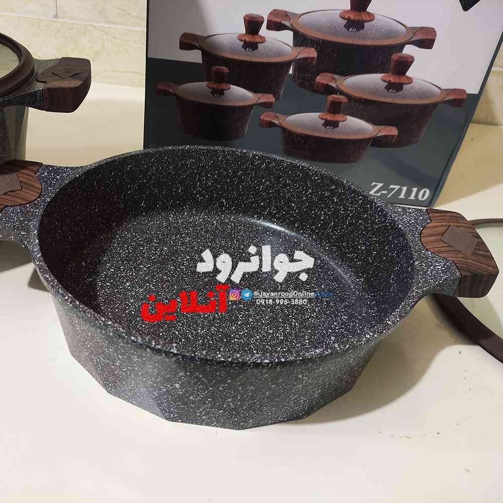 سرویس قابلمه دایموند زیو 10 پارچه Z-7110