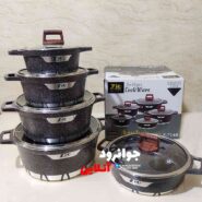 سرویس قابلمه گرانیت زیو طرح آمبر Zio-7140